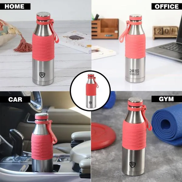 Gripmax Flask, Vacusteel Water Bottle, 600ml