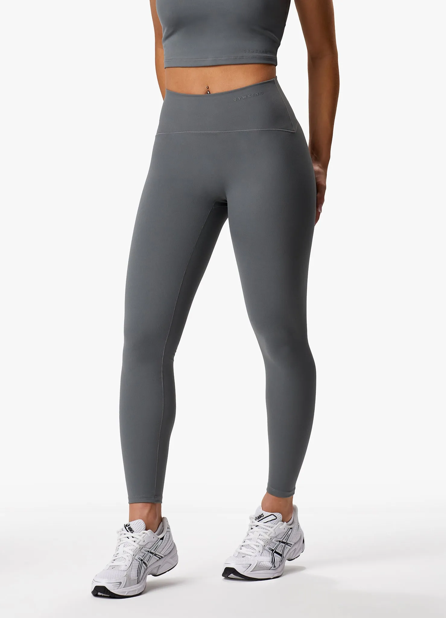 Gym King Peach Luxe Legging - Dark Sage Luxe