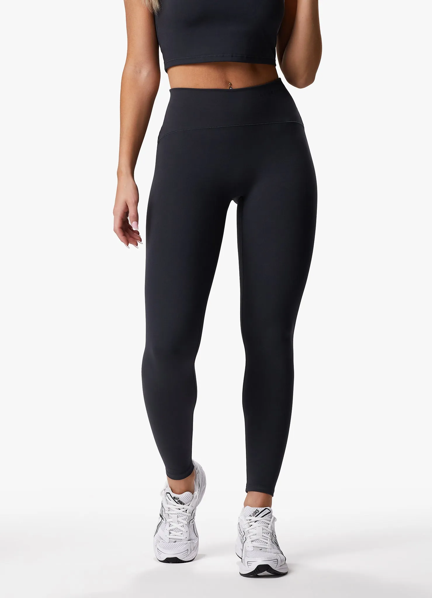 Gym King Peach Luxe Legging - Pewter Luxe