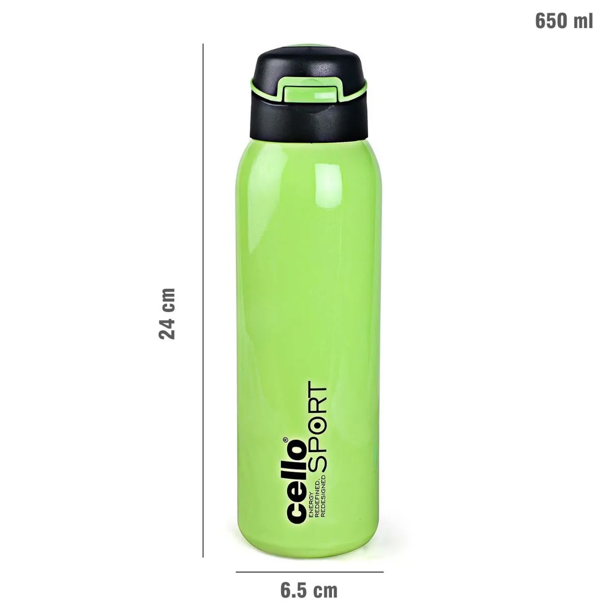 Gym Star Flask, Vacusteel Water Bottle, 650ml