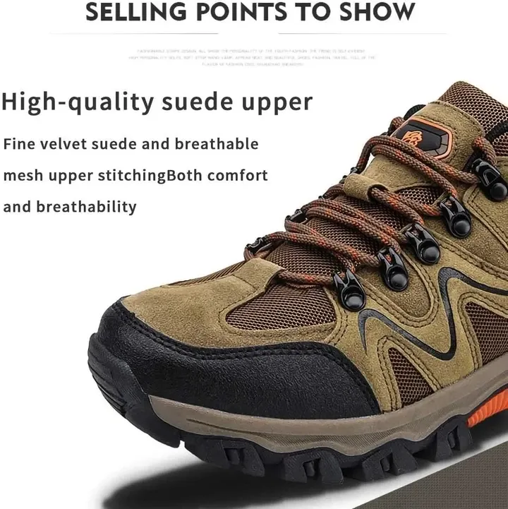 High Quality Waterproof Men's Hiking Sports Shoes