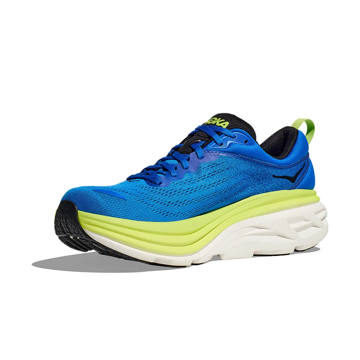 Hoka Bondi 8 Mens | Electric Cobalt / Lettuce