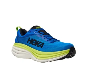 Hoka Mens Trainer Bondi 8 Electric Cobalt/Lettuce