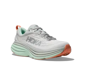 Hoka Womens Trainer Bondi 8 Stardust/Aqua Breeze