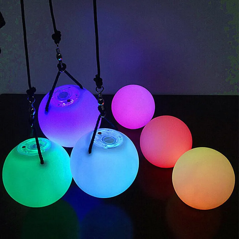 LED Glow Balls for Beginners and Pros with Rainbow Effects