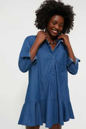 Lightweight Denim Callahan Shirt Dress