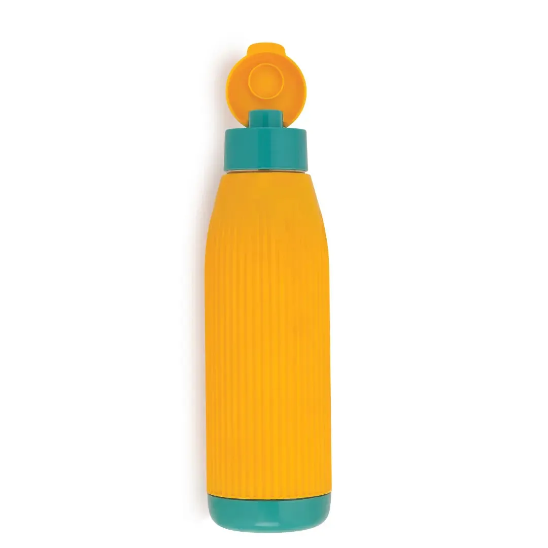 Liza Stainless Steel Insulated Water Bottle (800ML) For School, Office, Gym & Colleges Yellow