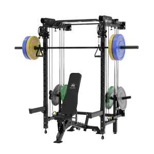 MAJOR FITNESS All-In-One Home Gym Folding Power Rack Package Lightning F35