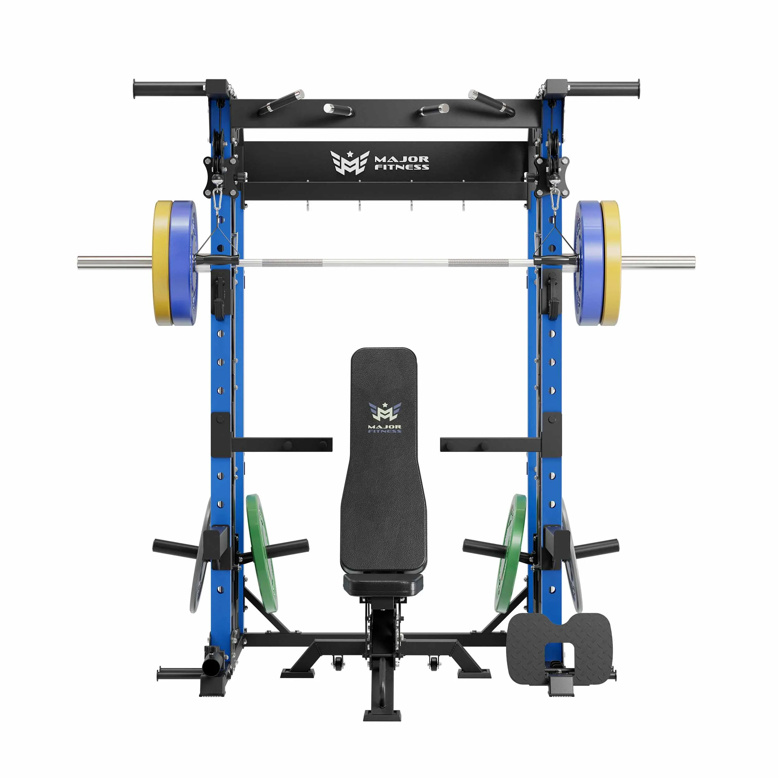 MAJOR FITNESS All-In-One Home Gym Smith Machine Package Spirit B52