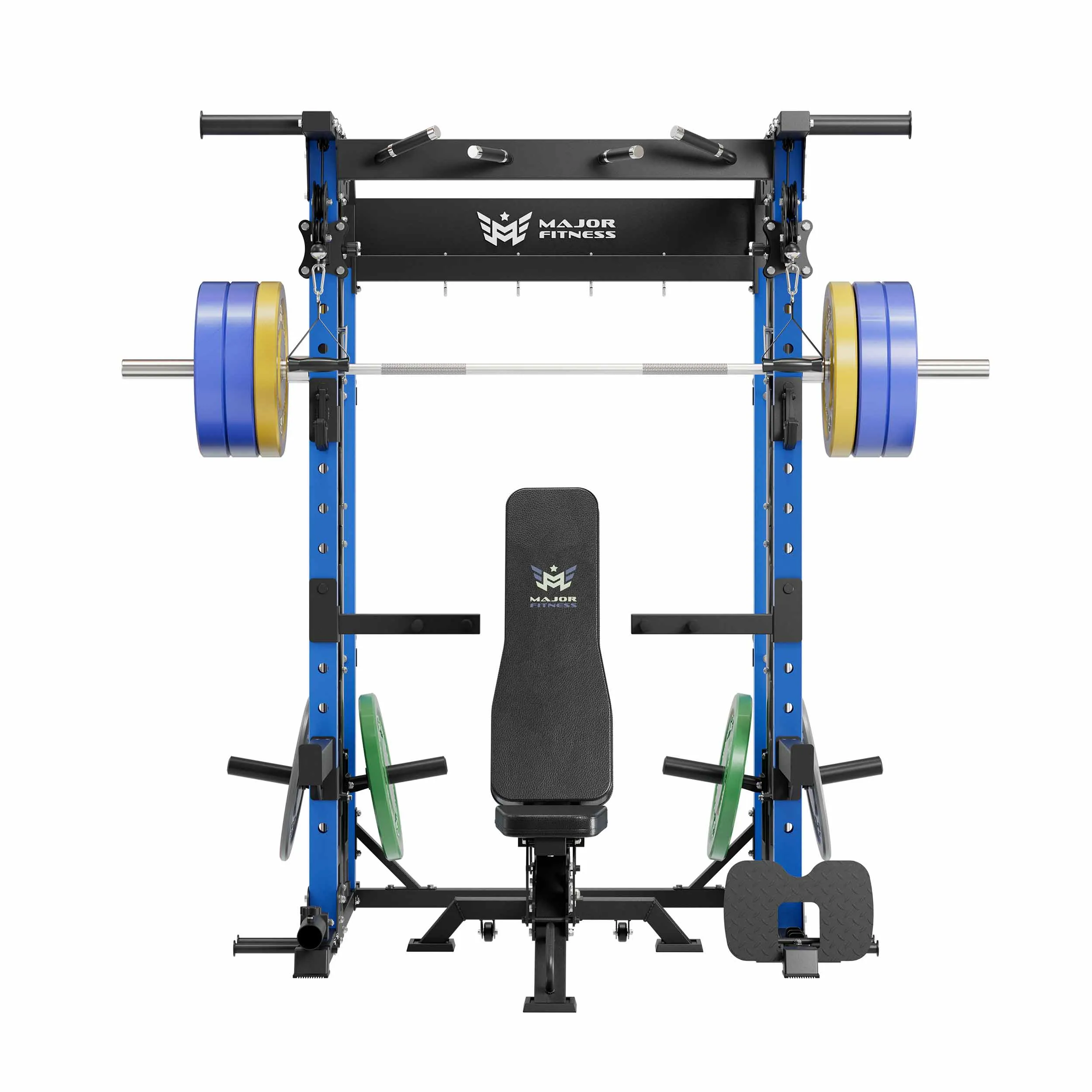 MAJOR FITNESS All-In-One Home Gym Smith Machine Package Spirit B52