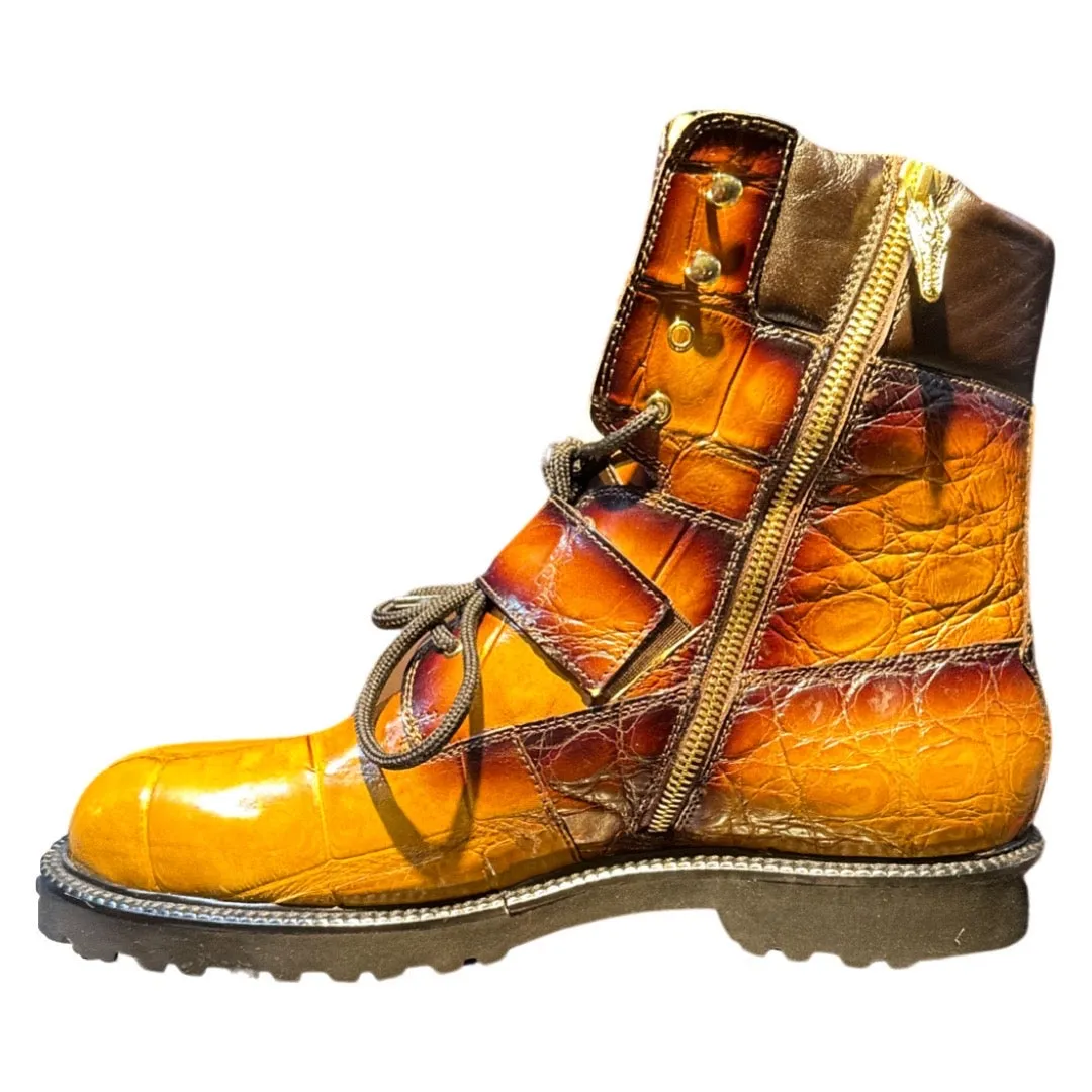 Mauri 3240 Toffee Alligator / Nappa Boots