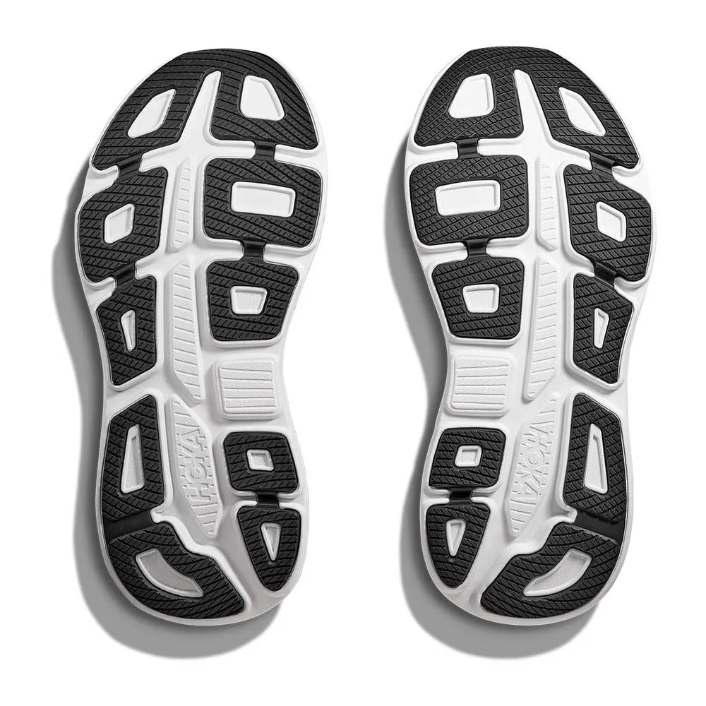 Men's Bondi 9 Running Shoe - Black/White - Wide (2E)