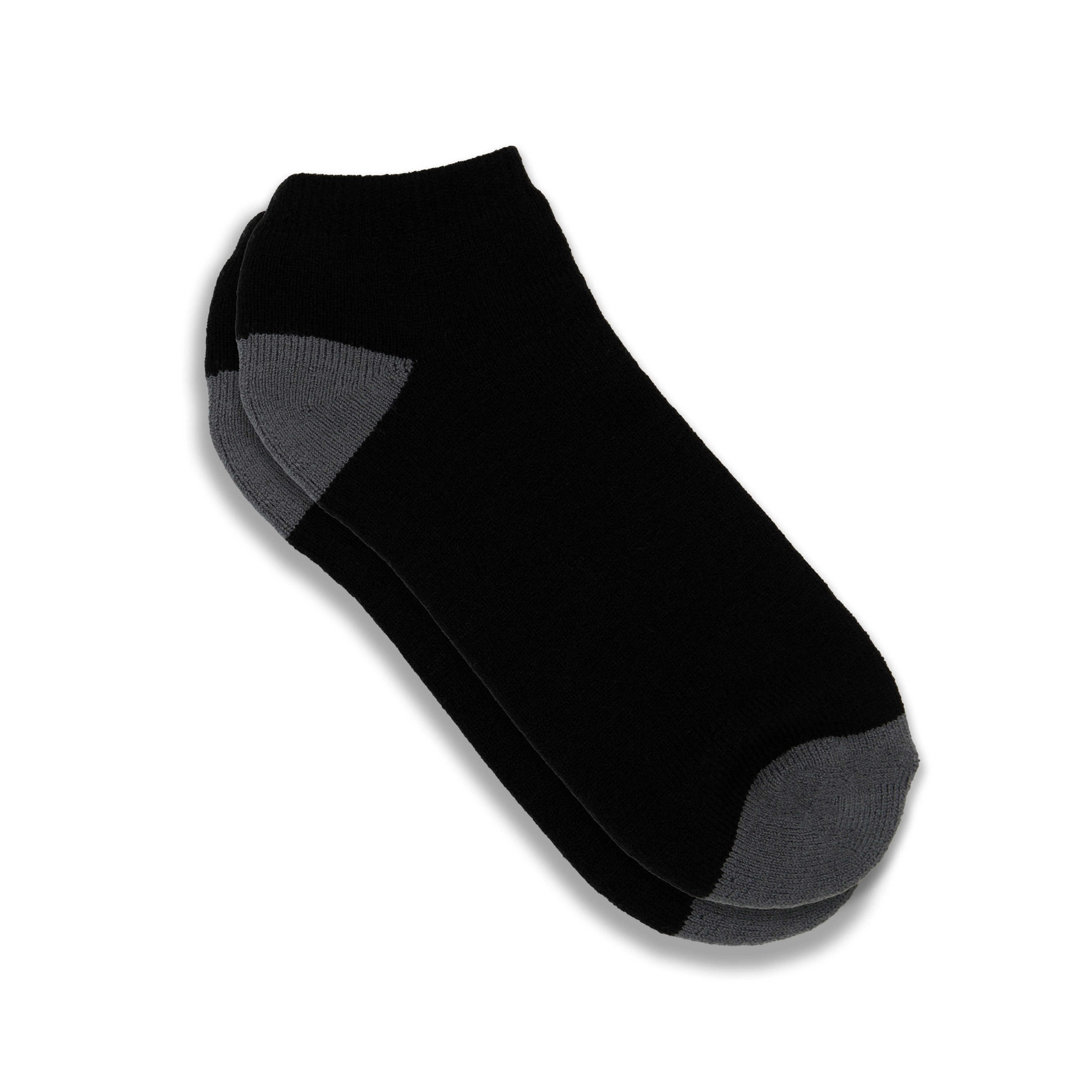 Men’s Colored Heel & Toe Low Cut Heat Socks