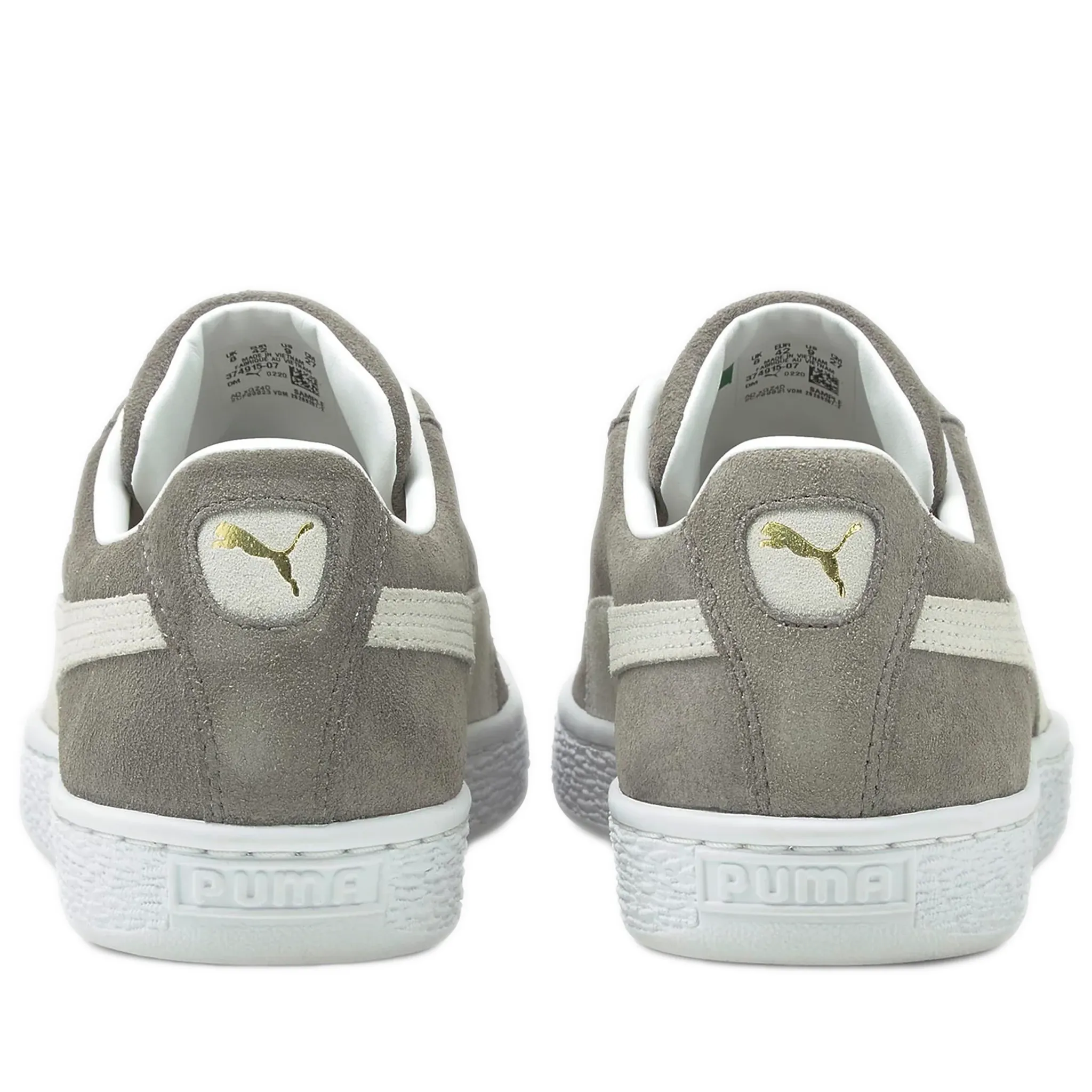 Men's Puma Suede Classic XXI Shoes - Grey/ White