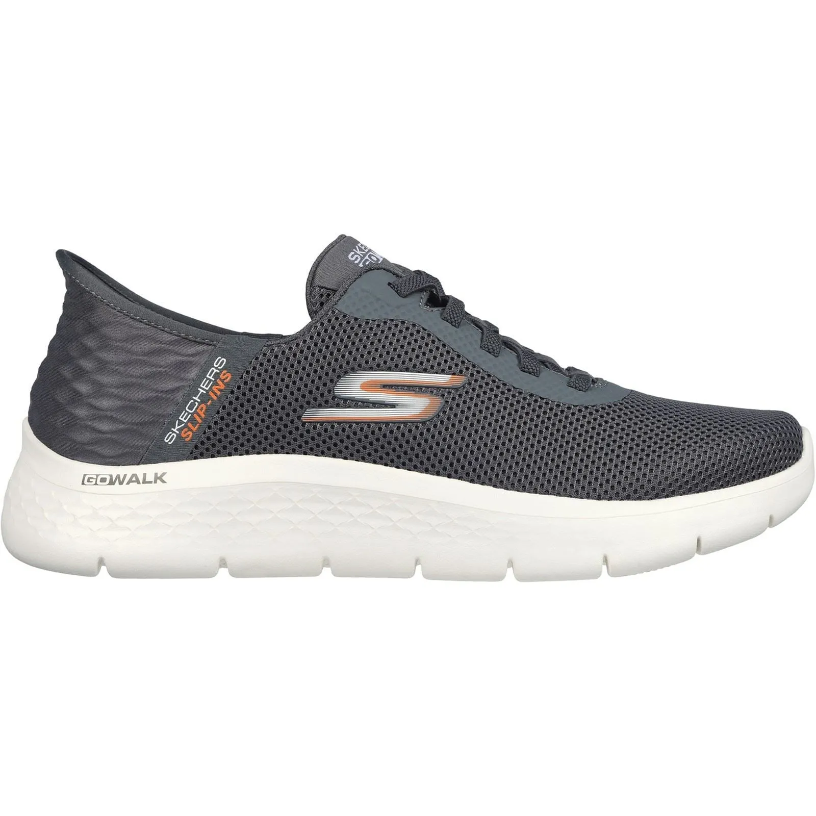 Men's Wide Fit Skechers 216496 Slip-ins Go Walk Flex Trainers