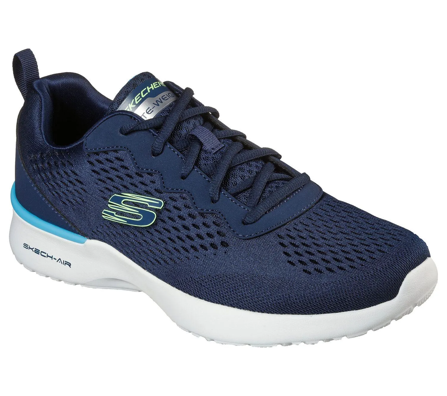 Men's Wide Fit Skechers 232291 Air Dynamight Tuned Up Walking Trainers