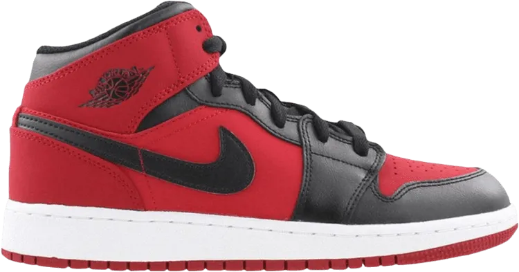 Nike Air Jordan 1 Mid GS Gym Red Shoes Basketball Men !!! CYBER MONDAY SALE !!!