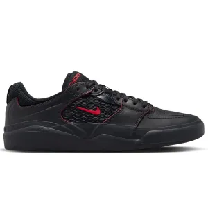 Nike SB Ishod Wair Premium Skateboard Shoe - Black/University Red-Black-Black