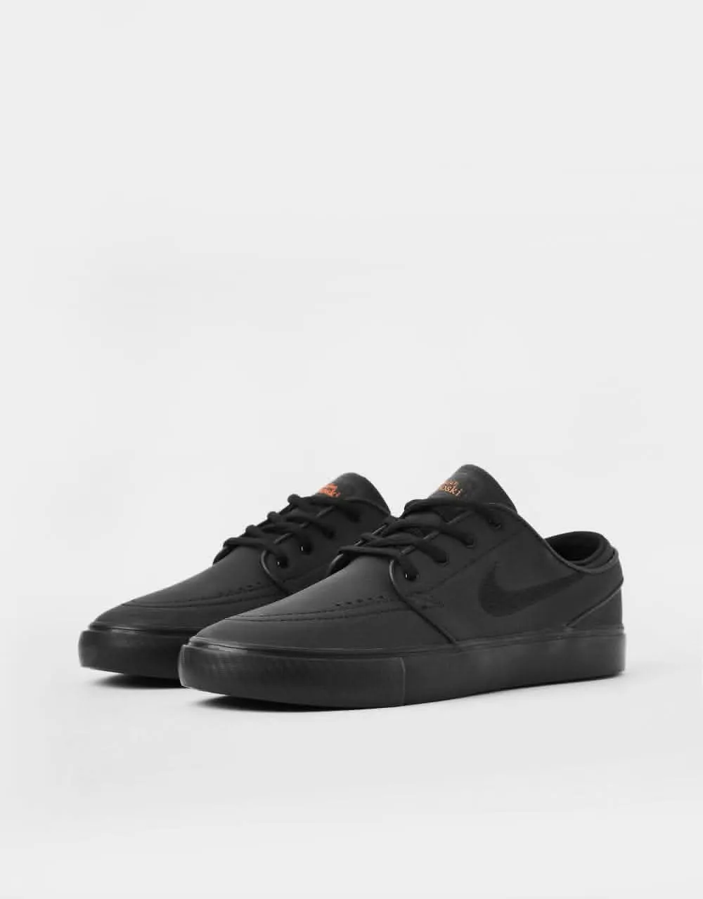 Nike SB 'Orange Label' Zoom Janoski OG  ISO Skate Shoes - Black/Black-Black-Black-Anthracite-Safety Orange