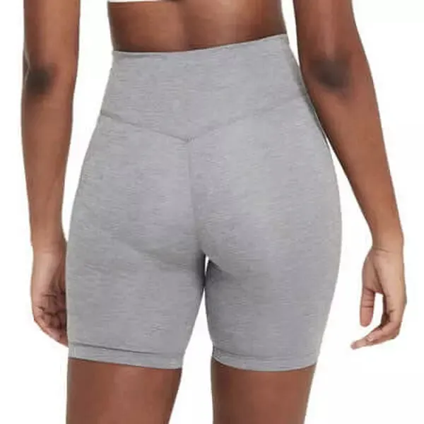 Nike Women's One Mid Rise Bike Shorts - Grey