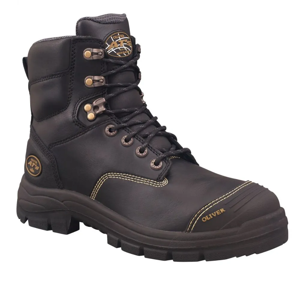 Oliver 55-345Z 150MM Zip Sided Boot - Black