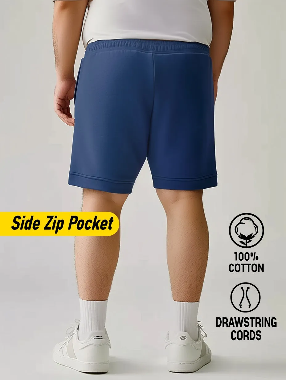 Pack of 3 cotton plus size shorts