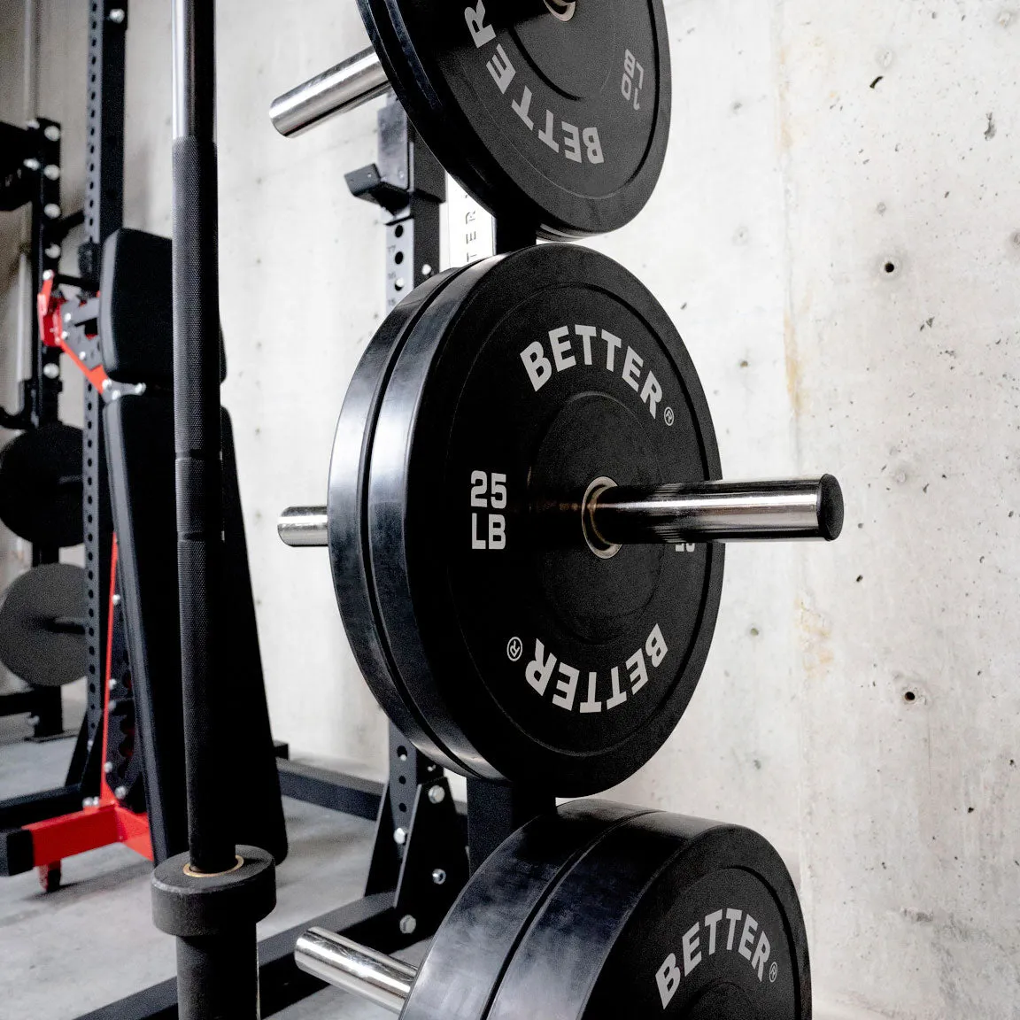 Plate and Barbell Rack 2.0