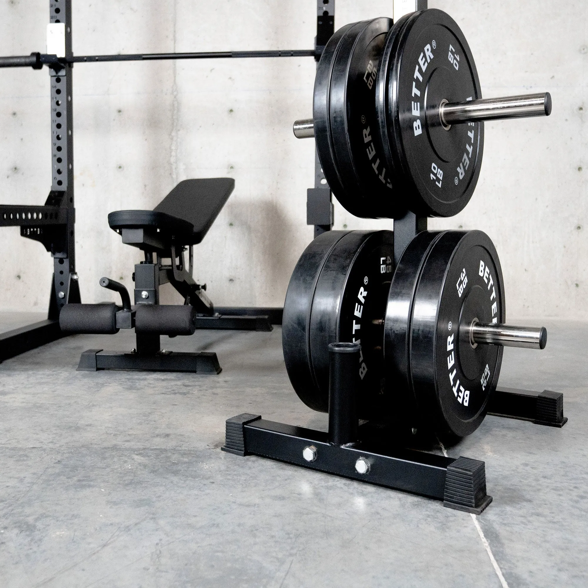 Plate and Barbell Rack 2.0