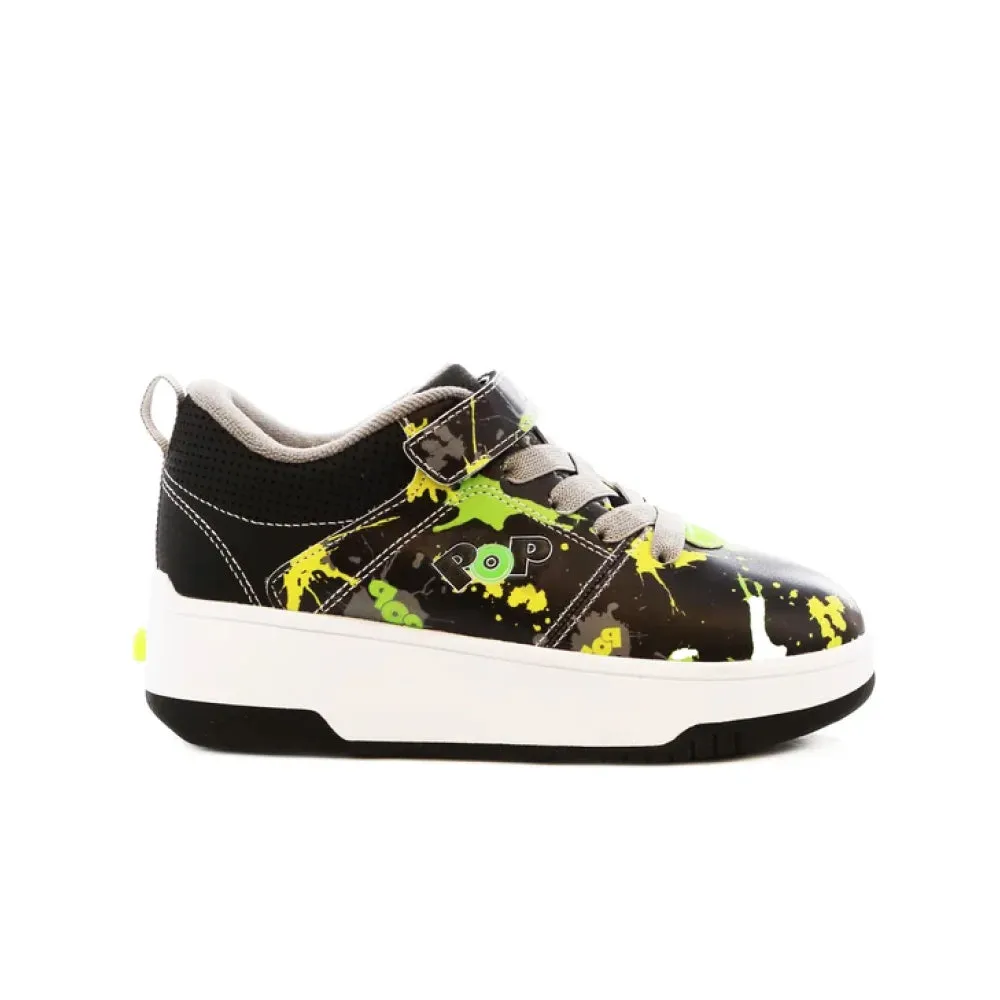 Pop Shoes Strive Boy Grn Yell 5Uk