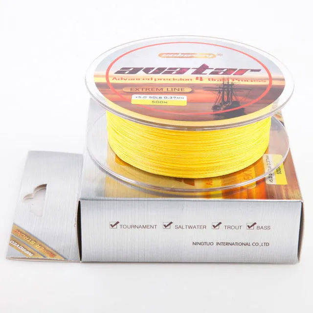 Promotion!!! SOLOPLAY 500m 10LB - 80LB Braided Fishing Line PE Strong Multifilament Fishing Line Carp Japan PE Line