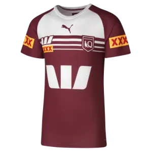 Puma 2024 QLD Maroons Tee Training Replica Maroon