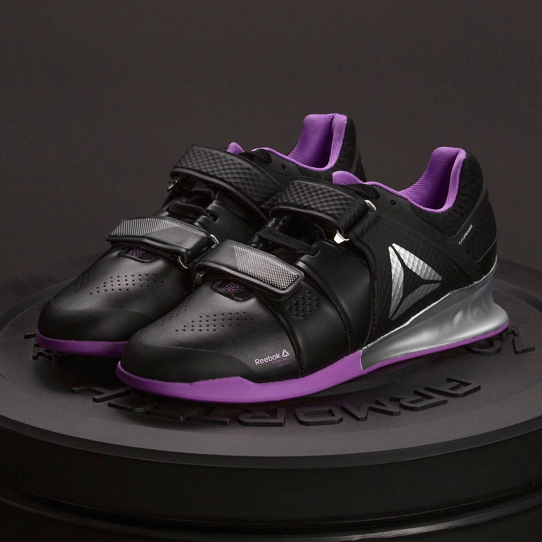 Reebok - Legacy Lifter Shoes - Women's - Black/Grape/White/Silver