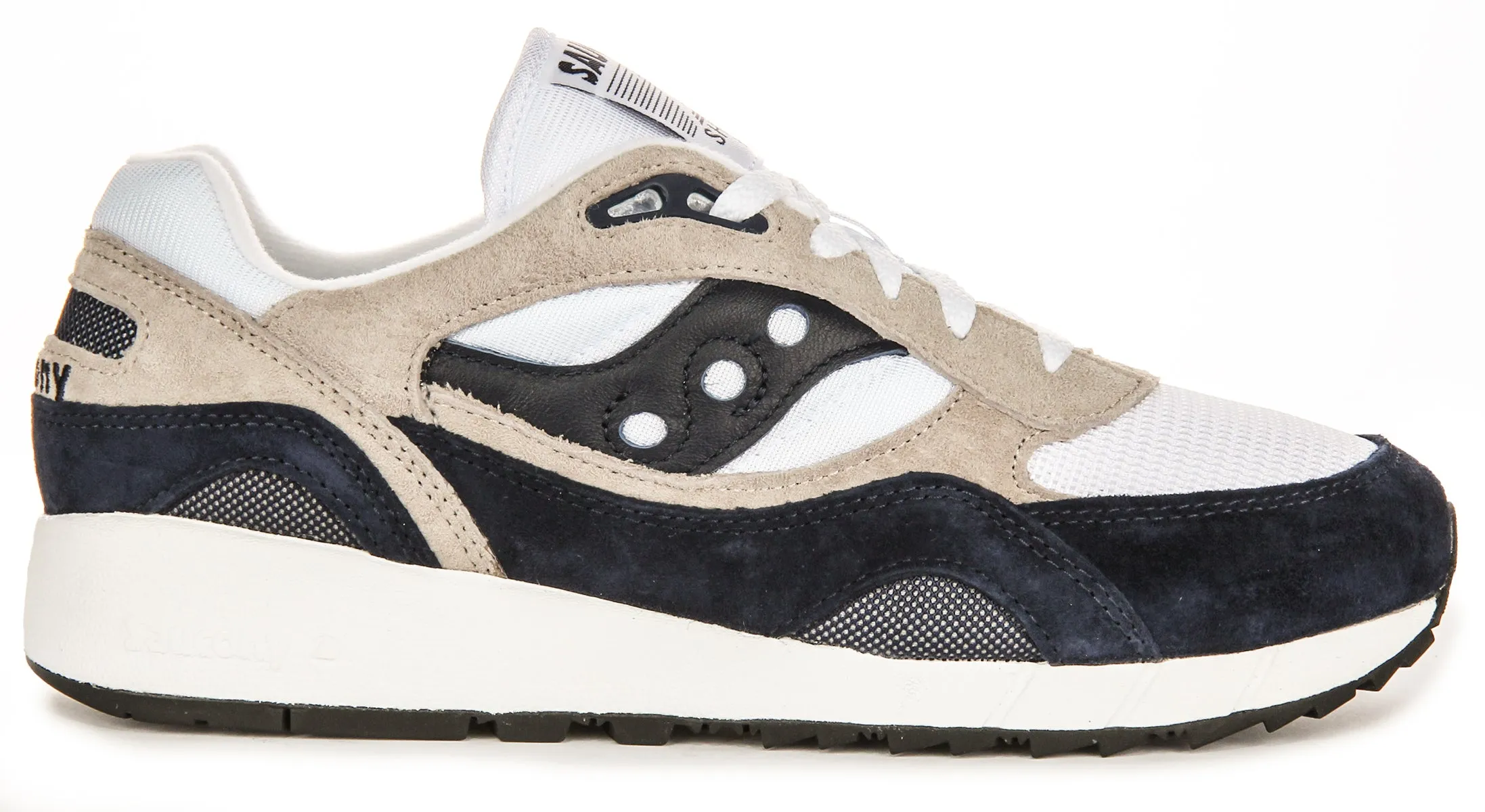 Saucony Shadow 6000 In White Navy