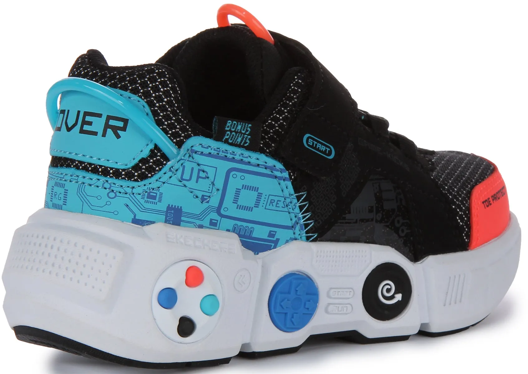 Skechers Game Kicks In Black Multi For Kids