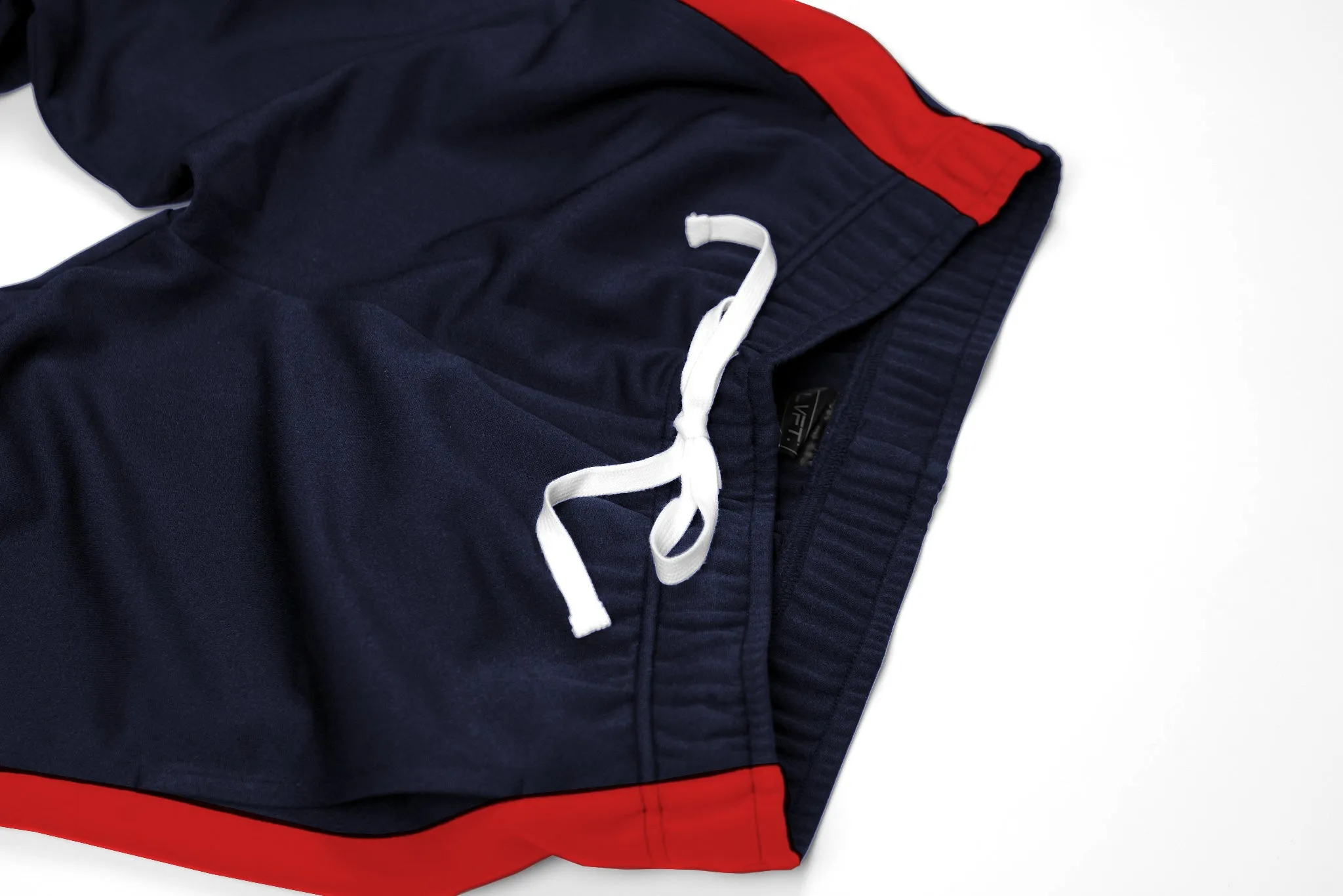 Slim Trackies - Navy / Red