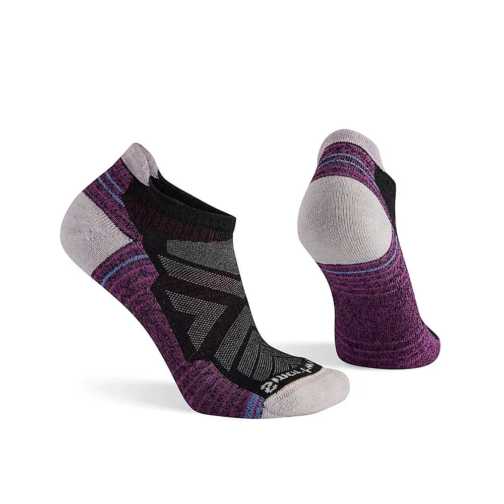 SMARTWOOL HIKE LIGHT LOW ANKLE SOCKS CHARCOAL - WOMENS