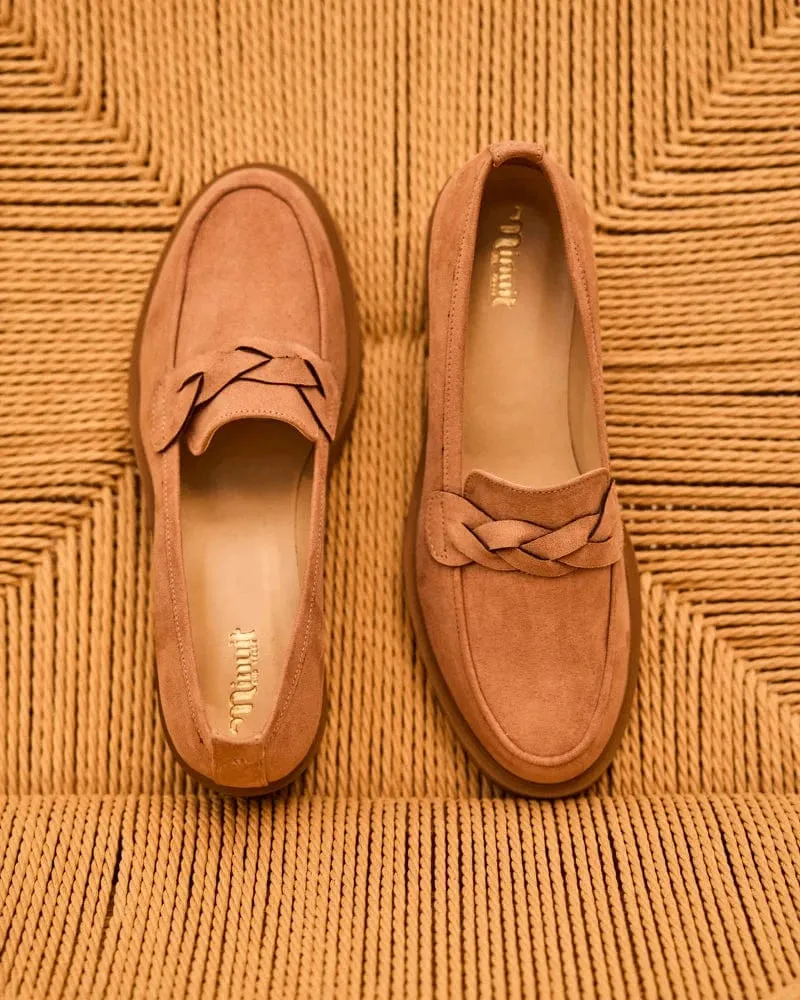 Spell Vegan Suede Loafers | Petal