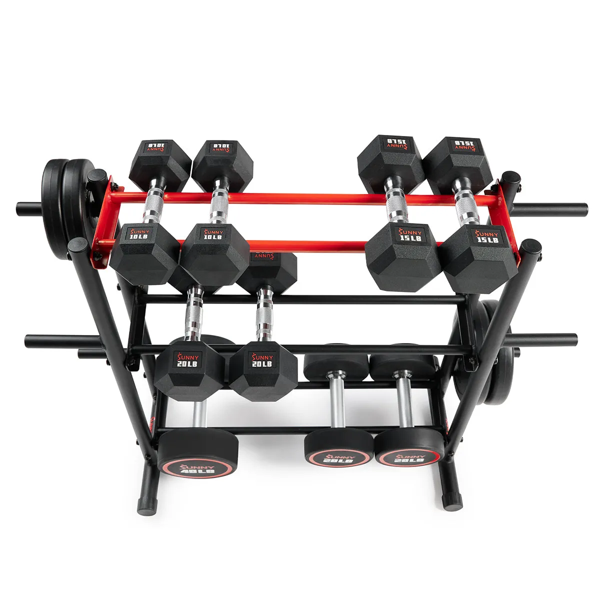 Sunny Strength™ 3-Tier Weights Storage Rack