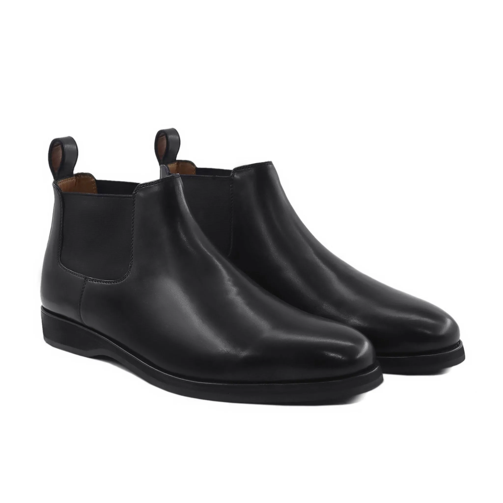 Takato - Men's Black Calf Leather Chelsea boot