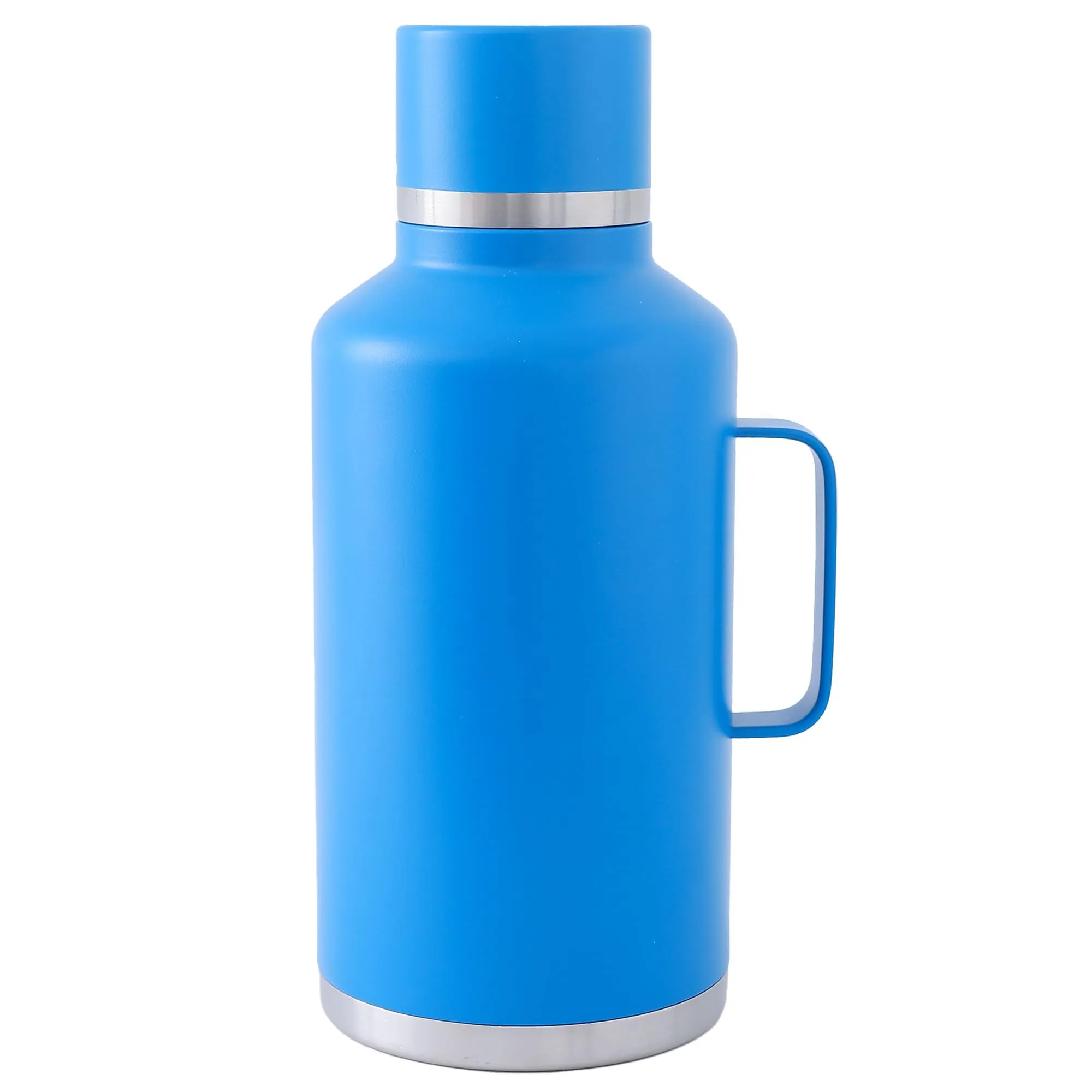 The Better Home Atlas | 2000ml Double Walled Vacuum Thermosteel Water Bottle|Stainless Steel | Hot and Cold | Insulated Water Bottle for Office, Gym, Travel | BPA-Free | Leakproof | Rustproof | Blue