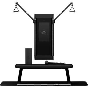 Tonal - Intelligent Home Gym including Accessories Bundle, Delivery and Install - Black (Refurbished)