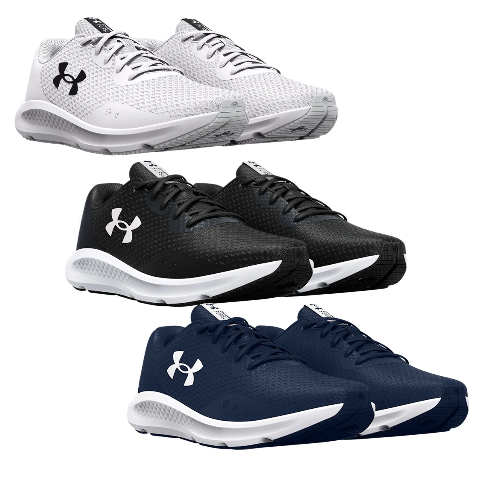 Under Armour Mens Charged Pursuit 3 Trainers