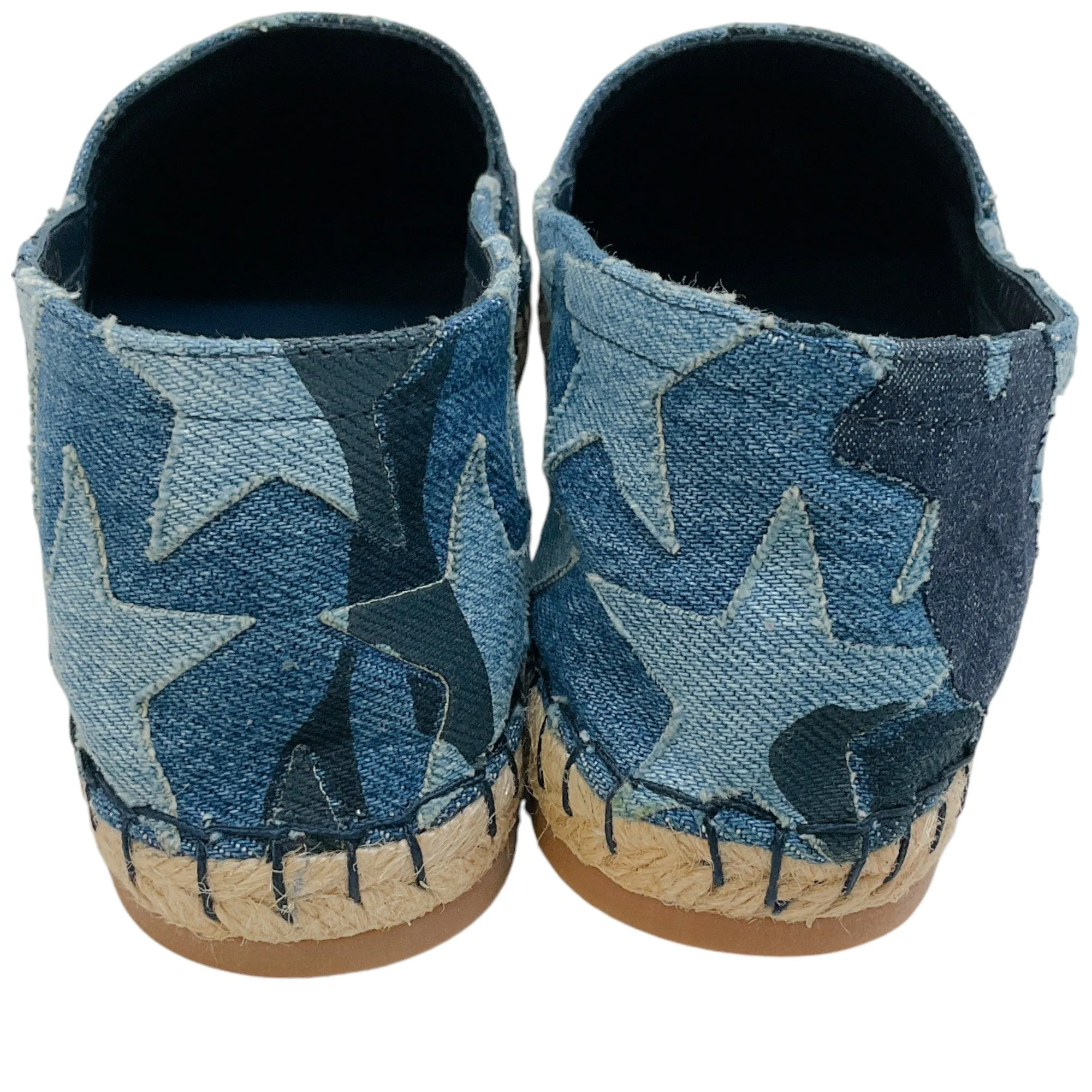 Valentino Blue Denim Camo Stars Espadrilles