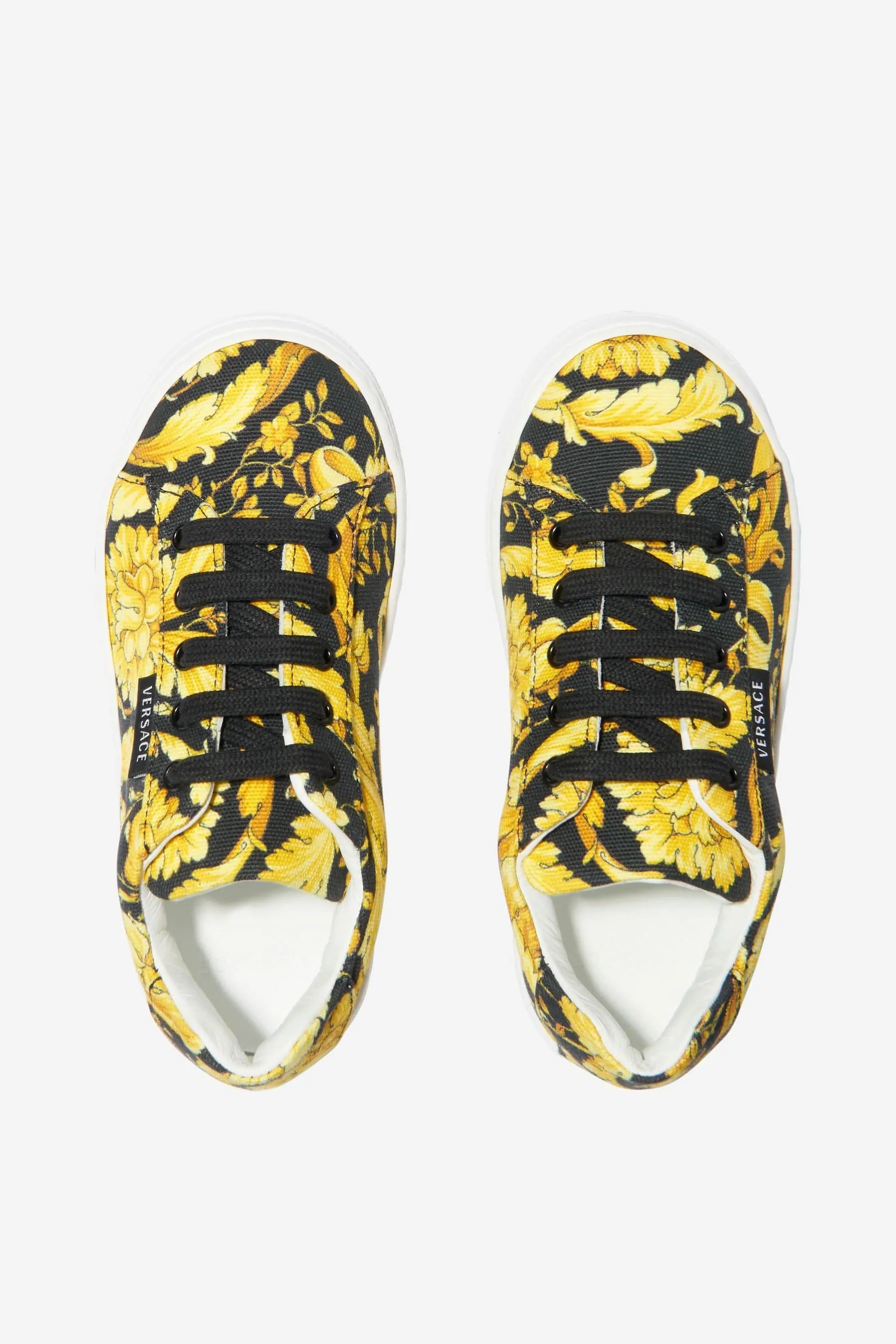 Versace Unisex Barocco Print Lace Up Trainers