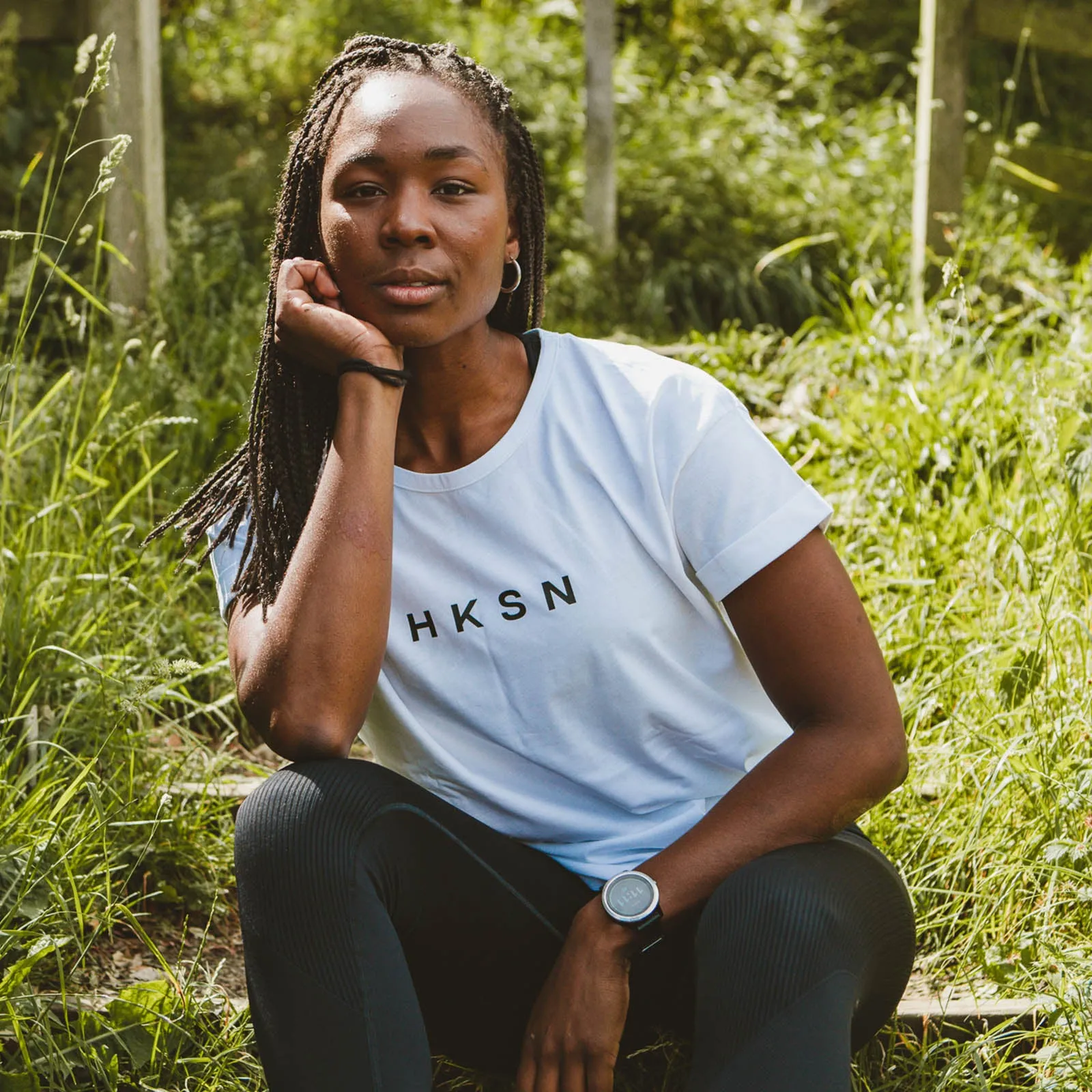 White Oversized Gym T-Shirt