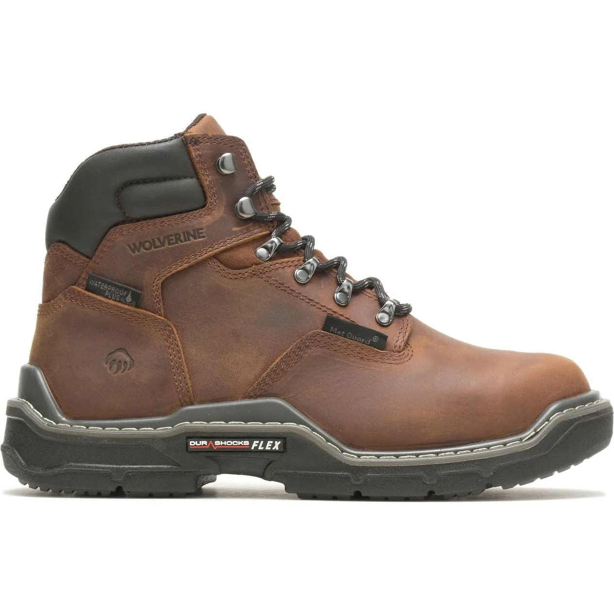 Wolverine Men's Raider Durashocks 6" Comp Toe Work Boot - Peanut - W211165