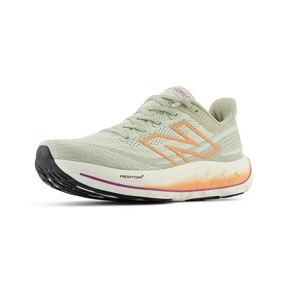 Women's Fresh Foam X Vongo v6 Running Shoe - Natural Mint/Light Gold Metallic - Regular (B)