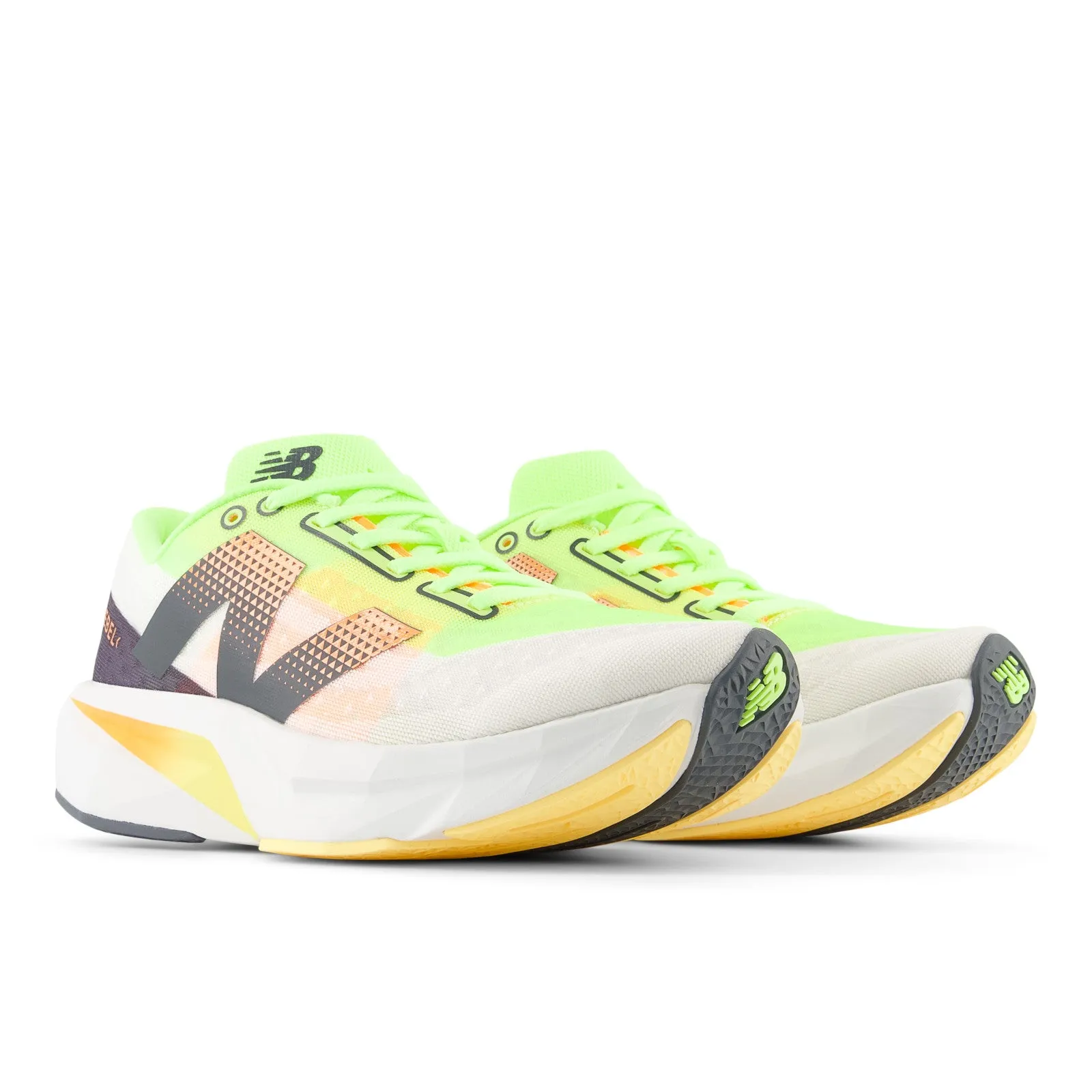 WOMEN'S FUELCELL REBEL V4 - B - LA4 WHITE/BLEACHED LIME GLO