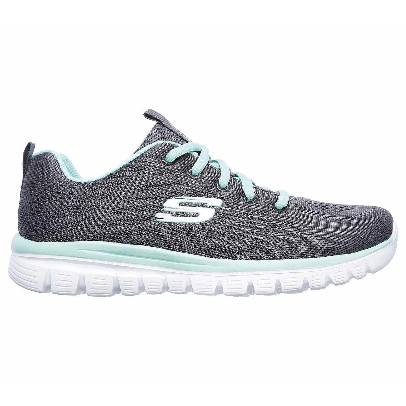 Womens Wide Fit Skechers 12615 Walking Trainers