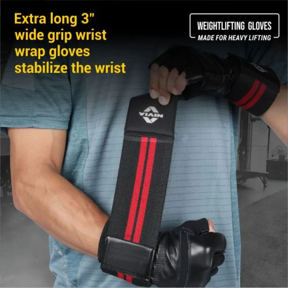 Wrist Lock Weightliftng Gloves